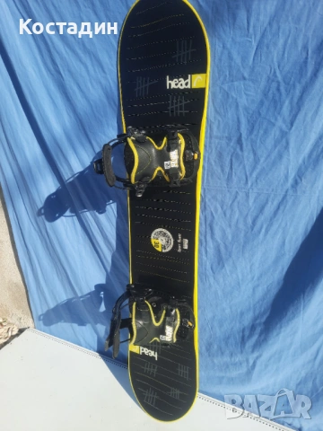 Сноуборд HEAD  ROCKA FW 4D -  130см.   с автомати, снимка 4 - Зимни спортове - 53296491