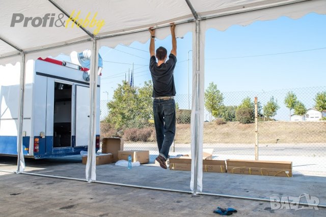 6X10 м шатра клас PROFESSIONAL XXL - PVC брезент 550 гр/кв.м, снимка 6 - Други - 29137350