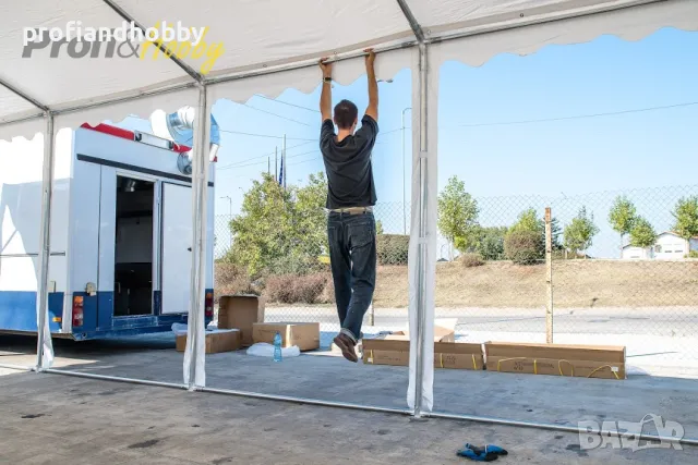 Шатра Хале Склад 60 кв 6х10х2,60 м 100% водоустойчив PVC, снимка 6 - Други - 47467746