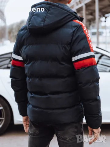 Мъжко ватирано зимно яке, 3цвята , снимка 4 - Якета - 48043753