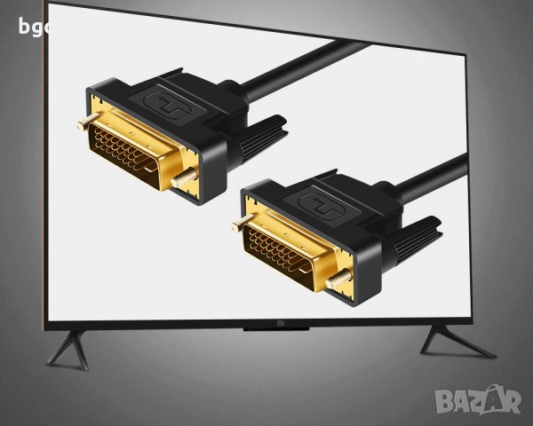 НОВ Кабел DVI към DVI 24+1 High speed 1080p Gold Мъжки-Мъжки DVI Монитор HDTV PC PS3 XBOX DVD Кино, снимка 6 - Кабели и адаптери - 32070594