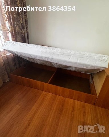 Комплект мебели за детска/спалня – 2 легла + гардероб + секция | ПОДАРЪК бюро и ракла, снимка 4 - Спални и легла - 53934494