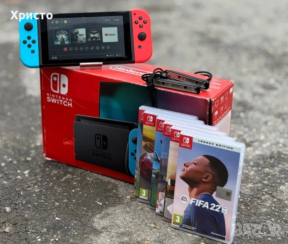 Конзола NINTENDO Switch + игри 