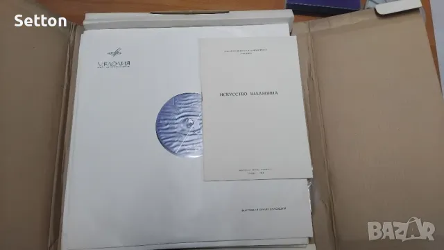 Искусство Шаляпина 8бр грамофонни плочи Шаляпин, снимка 2 - Грамофонни плочи - 49673783