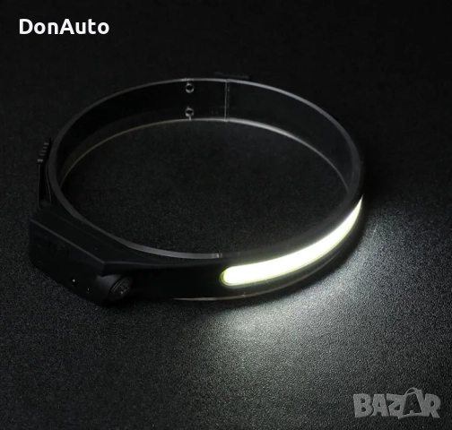 Сензорен LED челник с 5 режима, снимка 8 - Аксесоари и консумативи - 51634896