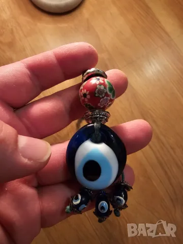 Старинна османска броеница с око на Назар амулет против уроки предпазва от зли очи  турска броеница, снимка 4 - Антикварни и старинни предмети - 47323605