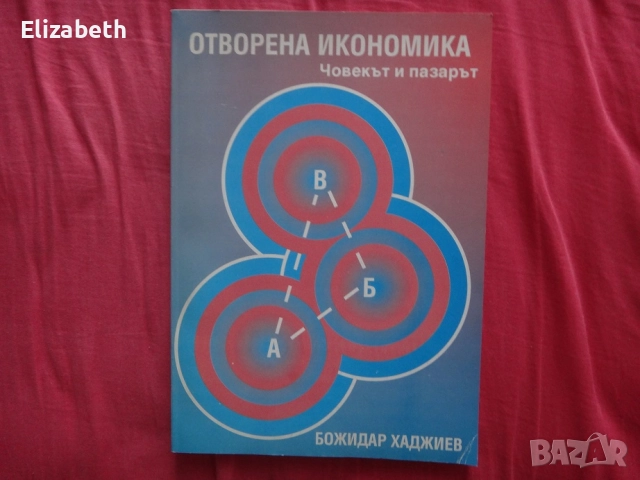 Отворена икономика Човекът и пазрът - Божидар Хаджиев, Издателство Анима (Anima) Пловдив 1996г.