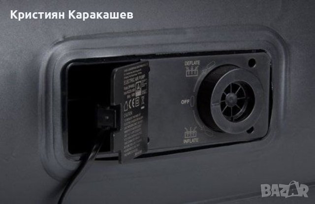  Надуваемо легло FLOCKED Ш95xД196xВ39/46, снимка 4 - Надуваеми легла - 42121085