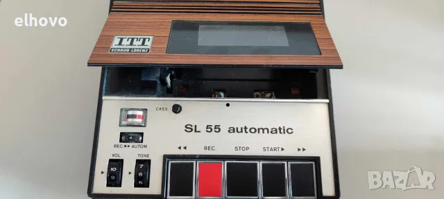 Касетофон ITT SL 55, снимка 2 - Радиокасетофони, транзистори - 49254500