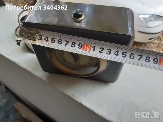 Стар електрически часовник Electro boy бакелит месинг, снимка 6 - Антикварни и старинни предмети - 51043763