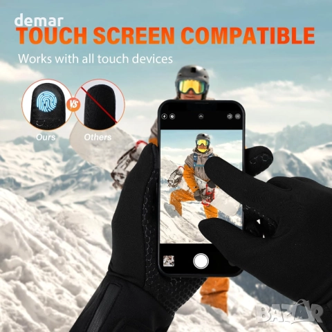 V.Step Отопляеми ръкавици, акумулаторни нагревателни ръкавици, S, снимка 5 - Ръкавици - 52105110