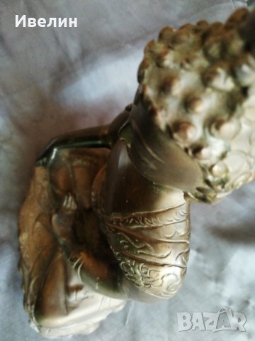 стара бронзова статуетка-буда, снимка 6 - Антикварни и старинни предмети - 29638496