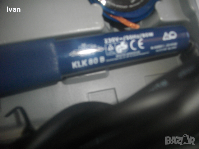 Нов Немски К-т Ел. Поялници 2 бр/Тенол/Колофон/Медна Тел-80W/25W-KING CRAFT-Кинг Крафт-В Куфар, снимка 12 - Поялници и запояване - 44650725