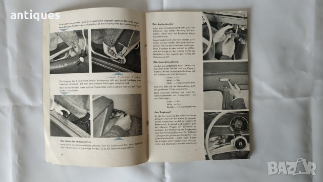 Стара книга за обслужване на VW Beеtle Limousine and Cabriolet (1957, Germany), снимка 3 - Антикварни и старинни предмети - 30532733