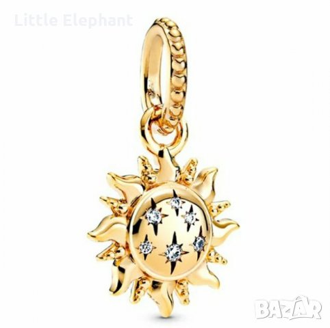 Висящ елемент слънце,Gold/нов