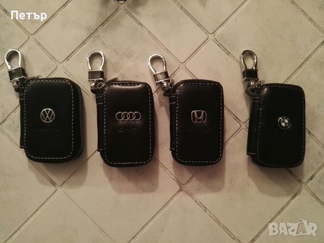 Кожен ключодържател,Портфейл ключ с цип с лого Audi,VW,BMW,Honda,Opel,Пежо,Ауди,Фолксваген,Хонда,БМВ, снимка 4 - Портфейли, портмонета - 37566528