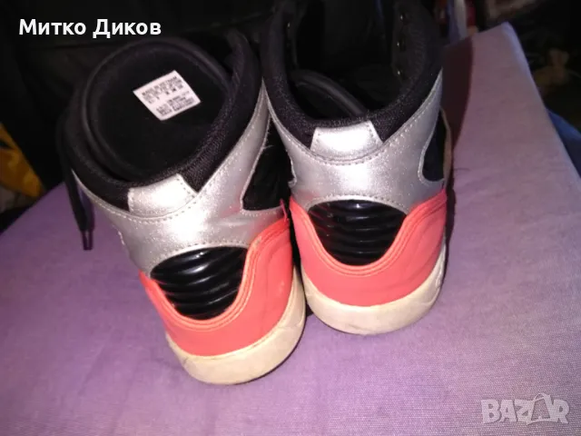 	Adidas женски високи маркови маратонки естествена кожа US 5.5 UK 5 стелка 240мм №38 отлични, снимка 5 - Маратонки - 50303710