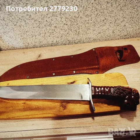 Нож голям за Колекция или сувенир с лъвска глава , снимка 11 - Колекции - 50151180