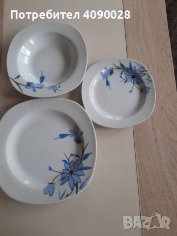 Порцеланов сервиз за хранене 18 части, снимка 3 - Сервизи - 53210132