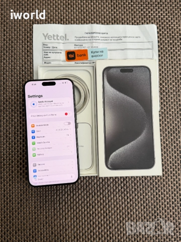 36м гаранция❗️ iPhone 15 Pro MAX ❗️Лизинг от 50лв/м ❗️BLACK Titanium❗️, снимка 6 - Apple iPhone - 52708767