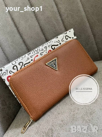 Guess дамско портмоне портфейл кафяво , снимка 1