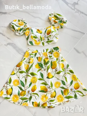 Летни сетове пола+топ Итали, снимка 4 - Комплекти - 50756696