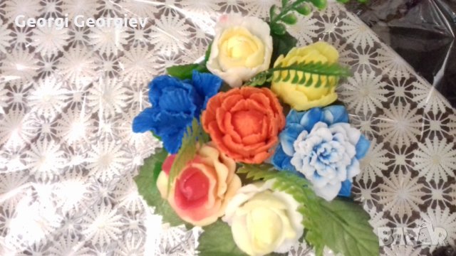 цветя от глицеринов сапун, снимка 15 - Стайни растения - 35563929