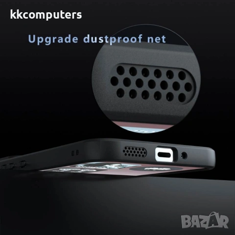 Магнитен Матов Калъф за Nothing Phone (4a) Pro - 360° стойка, 12 Airbag, N52 магнит, Прозрачно-черен, снимка 5 - Калъфи, кейсове - 54250261