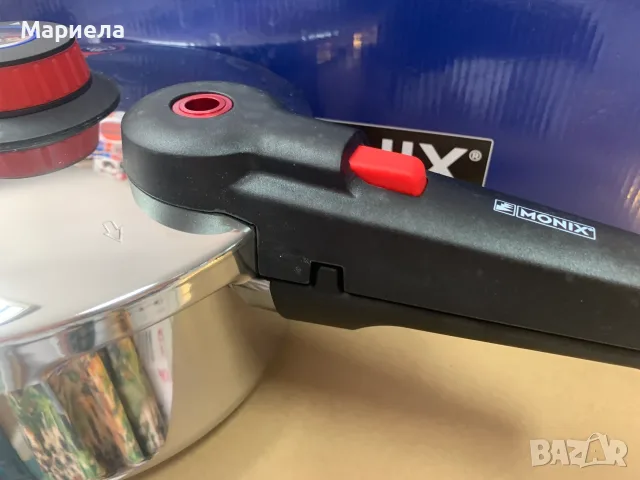 Тенджера под налягане, Monix Selecta, Select & Cook System, неръждаема стомана, 22 см, 4 литра, снимка 5 - Съдове за готвене - 55989180