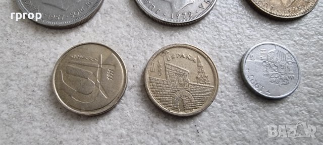 Монети. Испания. Испански песети. 9 бр., снимка 10 - Нумизматика и бонистика - 39373950