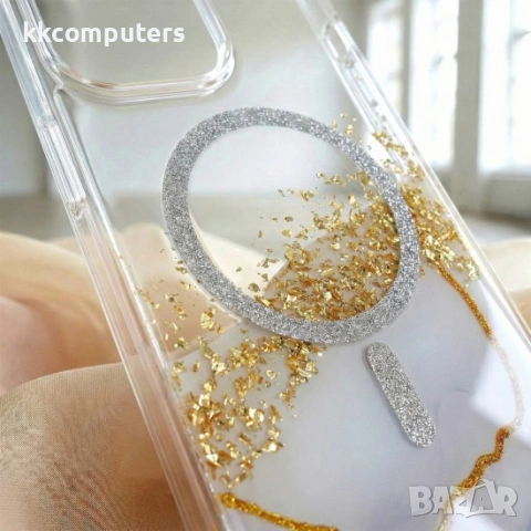 Кейс Epoxy Mag за iPhone 17 Pro Max (6.9) бял и Протектор, снимка 5 - Калъфи, кейсове - 54156248