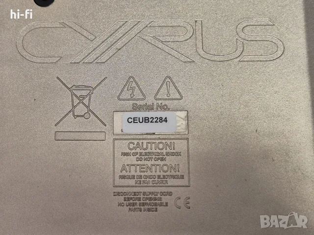 Cyrus CD 8X Player, снимка 10 - Ресийвъри, усилватели, смесителни пултове - 56085270