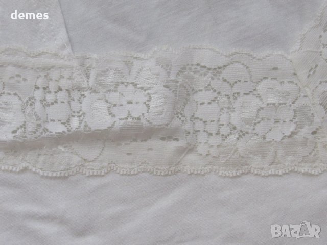  Бял дамски корсаж с дълъг ръкав, нов, размер М, снимка 4 - Корсети, бюстиета, топове - 31204800