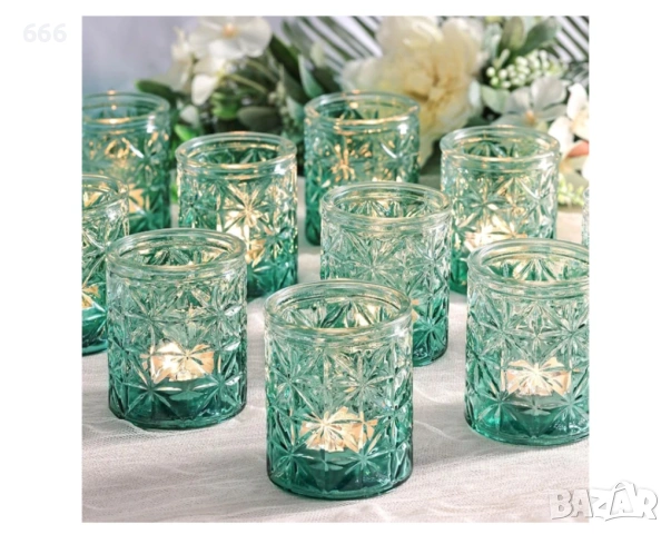 Пакет от 12 поставки за свещи