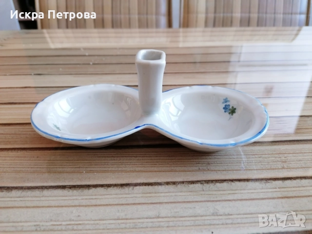 Български троен керамичен сет - кана, захарница и съд за мляко, снимка 2 - Сервизи - 37384132