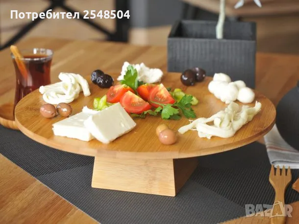 Бамбуково плато за сервиране , снимка 3 - Прибори за хранене, готвене и сервиране - 48153481