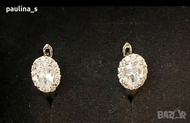 Винтидж / Два чифта / Сребърни обеци с карнеол и марказити и циркони / проба 925 , снимка 11 - Обеци - 37965356