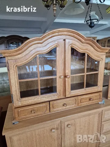 Масивна Витрина за Окачване с чекмеджета-внос от Германия!, снимка 2 - Секции и витрини - 48965034