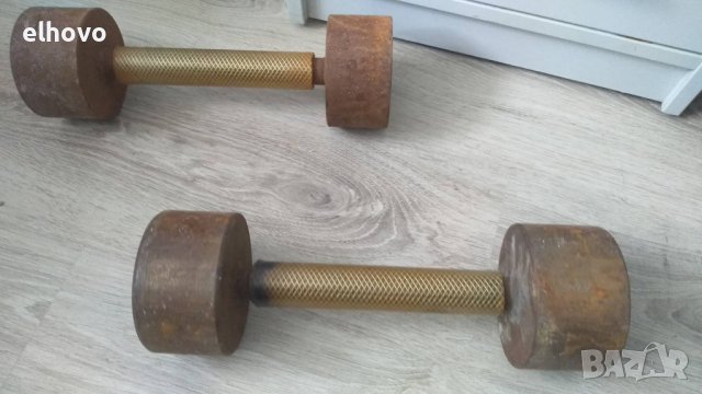 Стари гири 2х9кг, снимка 2 - Фитнес уреди - 37876758