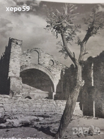 Много рядка фотография от стария Несебър''Старата митрополия'' църквата Света София 1959 год., снимка 2 - Филателия - 52517225