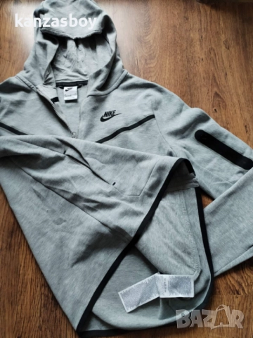Nike Y NSW TECH FLC FZ HOODIE - страхотно юношеско горнище 158-170см. КАТО НОВО, снимка 8 - Детски анцузи и суичери - 52471014
