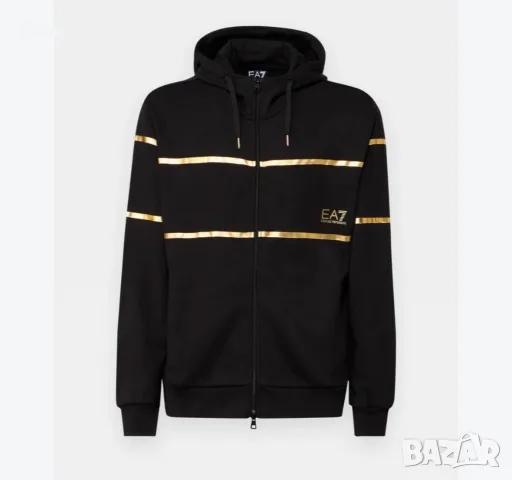 Мъжко!Emporio Armani 7 EA7 logo Hoodie размер Л