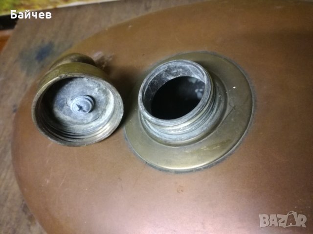 Rein kupfer spezial немска армия охладител маркиран старинен, снимка 7 - Антикварни и старинни предмети - 35417487