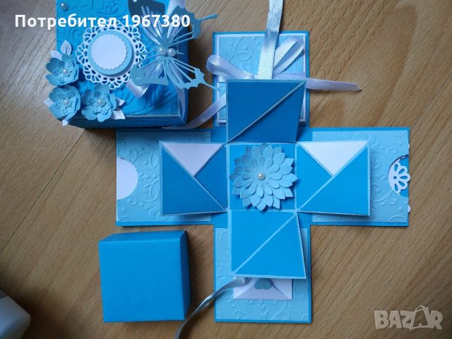 Подарък за сватба, рожден ден експлодиращи кутийки-ръчна изработка, снимка 3 - Други - 21601031