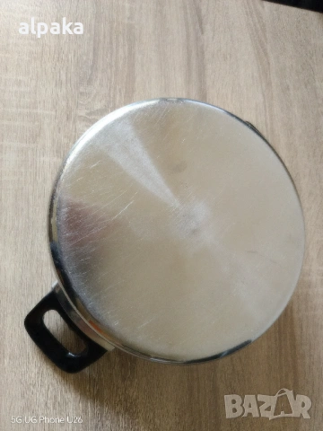 Продавам испанска тенджера/тиган, на марката MG Inox, 24/8см, снимка 5 - Съдове за готвене - 54353579