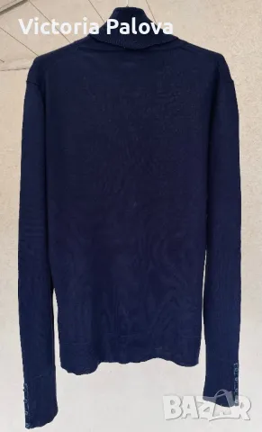 Тънко поло ZENDRA Испания, коприна кашмир, снимка 7 - Блузи с дълъг ръкав и пуловери - 47833902