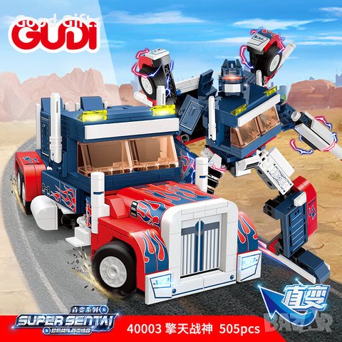 Конструктор Трансформърс, 505 Части, снимка 3 - Конструктори - 42309439