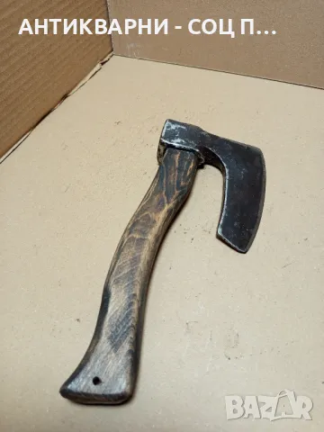 Стара Ръчно Кована Ловно Рибарска Брадвичка Номер 3. Тегло 0.650кг., снимка 6 - Антикварни и старинни предмети - 50436395