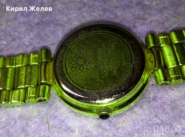 SAMSUNG QUARTZ JAPAN 18K GOLD ELECTRO-PLATED Лукс МОДЕЛ КВАРЦОВ ЧАСОВНИК САМСУНГ с ПОЗЛАТА 48412, снимка 13 - Дамски - 48148722