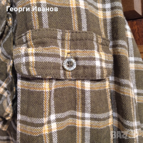 PATTON XXL MADE IN ITALY plaid hiking shirt ловно-туристическа риза, снимка 6 - Ризи - 53373054